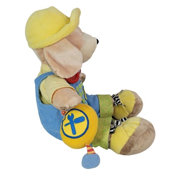 Carter's Interactive Musical Dog Plush Carpenter Tool Construction Sensory 2005 - Picture 5 of 11